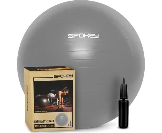 Spokey Vingrošanas bumba FITBALL 65cm GY