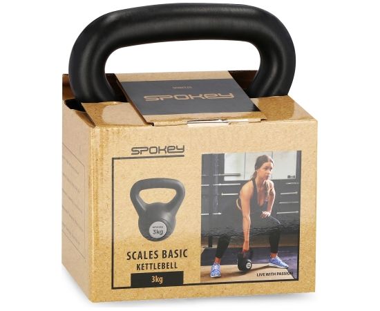 Spokey Svaru bumba Scales basic kettle plas. 3kg Svaru bumbas