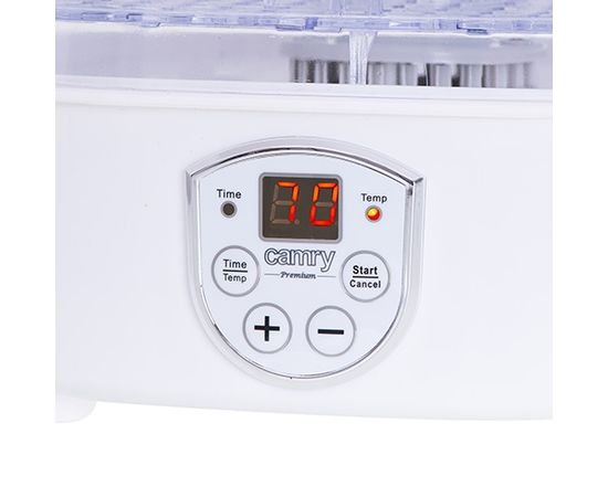 Camry Food Dehydrator CR 6659	 Power 240 W, Number of trays 5, Temperature control, Integrated timer, White