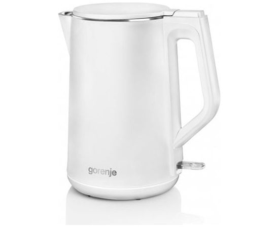 Gorenje Kettle K15DWW Electric, 2200 W, 1.5 L, Plastic + metal, 360° rotational base, White