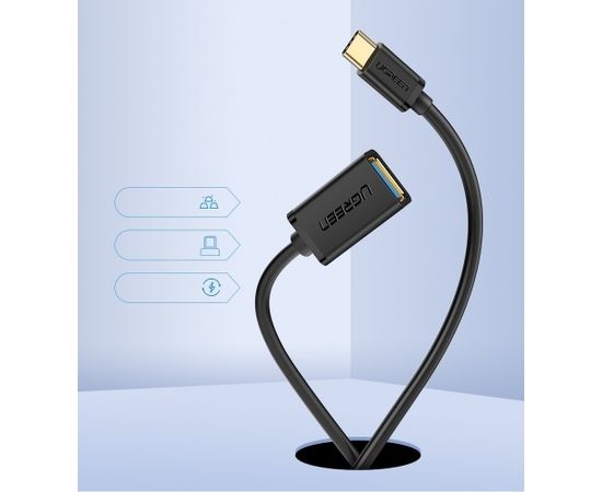 Adapter USB-C 3.0 to OTG UGREEN (black)