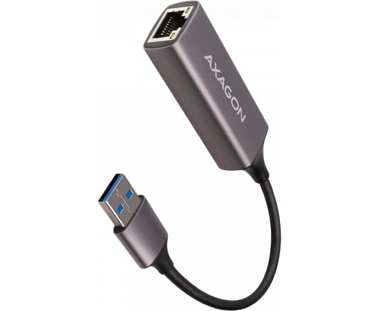 AXAGON ADE-TR Type-A USB3.2 Gen 1 - Gigabit Ethernet 10/100/1000 Adapter, metal, titan grey