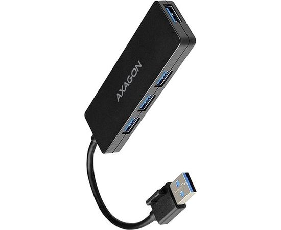 AXAGON HUE-G1A 4x USB3.0 Superspeed SLIM USB hub w. 14cm Type-A cable