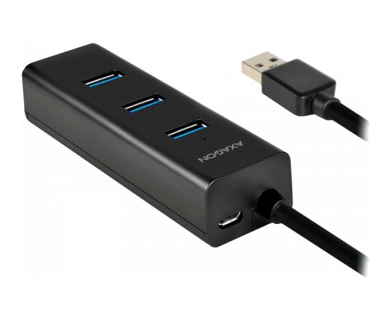 AXAGON HUE-S2B 4x USB3.0 Charging Hub, MicroUSB Charging Connector