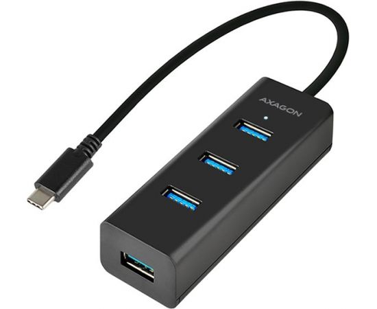 AXAGON HUE-S2C 4x USB3.0 Charging Hub, MicroUSB Charging Connector, Type-C