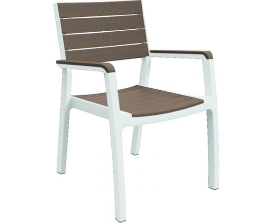 Keter Dārza krēsls Harmony Armchair balts/bēšs