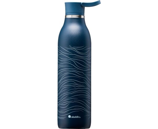 Aladdin Termopudele CityLoop Thermavac eCycle Water Bottle 0.6L pārstrādāta nerūs. tērauda / tumši zila Wave