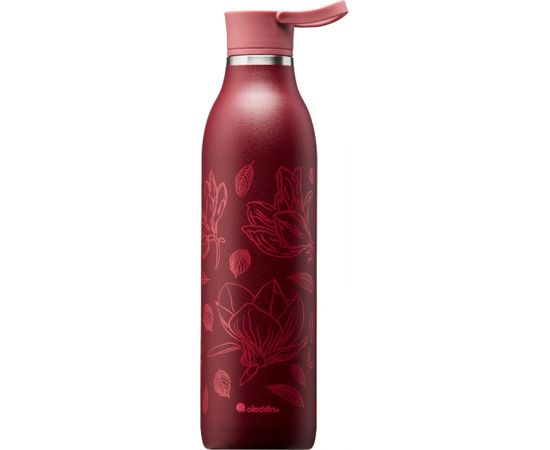 Aladdin Termopudele CityLoop Thermavac eCycle Water Bottle 0.6L pārstrādāta nerūs. tērauda / bordo Magnolia
