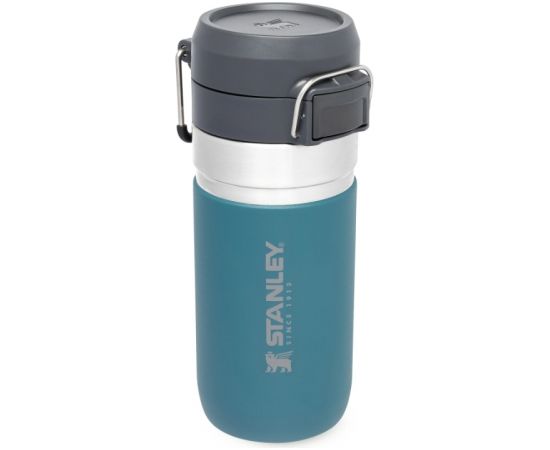 Stanley Termopudele The Quick Flip Water Bottle Go 0,47L, lagūnas krāsā