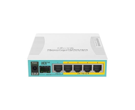 Mikrotik hEX PoE wired router White