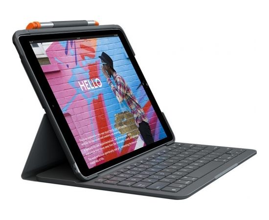 LOGITECH Slim Folio for iPad (7th, 8th, & 9th generation) - GRAPHITE - PAN - BT - NORDIC - OTHER