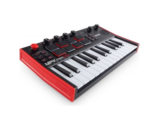 AKAI MPK Mini Play MK3 Control keyboard Pad controller MIDI USB Black, Red