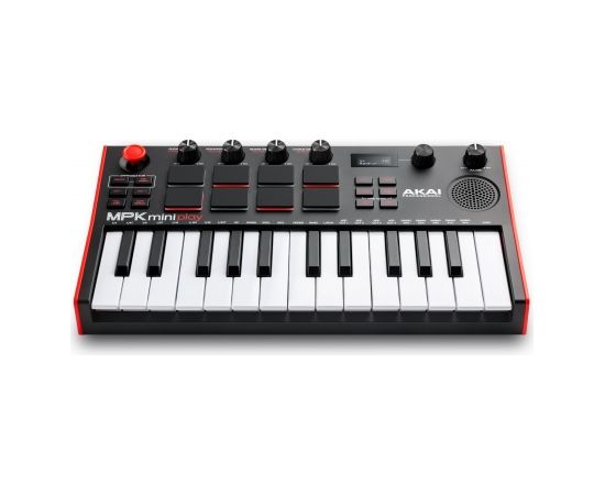 AKAI MPK Mini Play MK3 Control keyboard Pad controller MIDI USB Black, Red