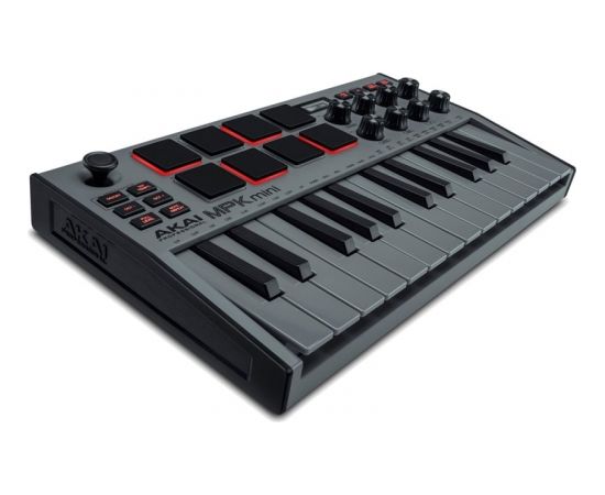 AKAI MPK Mini MK3 Control keyboard Pad controller MIDI USB Black, Grey