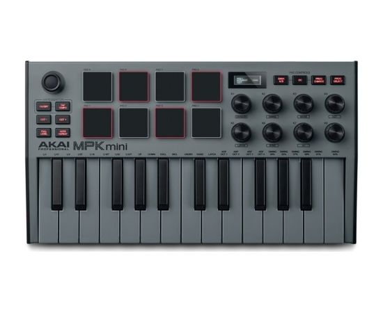 AKAI MPK Mini MK3 Control keyboard Pad controller MIDI USB Black, Grey