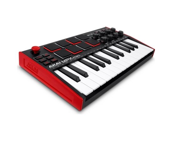 AKAI MPK Mini MK3 Control keyboard Pad controller MIDI USB Black, Red