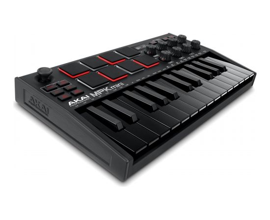 AKAI MPK Mini MK3 Control keyboard Pad controller MIDI USB Black