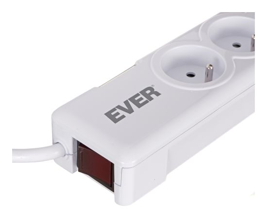 Power strip Ever Elite T/LZ10-SPI000/0000 2xUSB