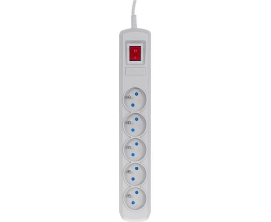 Activejet grey power strip with cord ACJ COMBO 5G/5M/BEZP. AUT/S