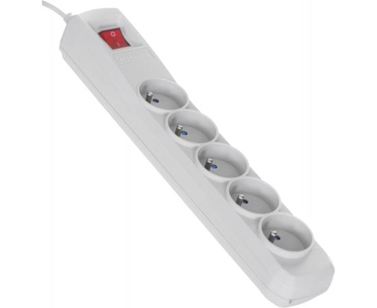 Activejet grey power strip with cord ACJ COMBO 5G/5M/BEZP. AUT/S