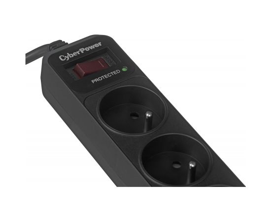 CyberPower Tracer III B0620SC0-FR surge protector 6 AC outlet(s) 200 - 250 V 1.8 m Black