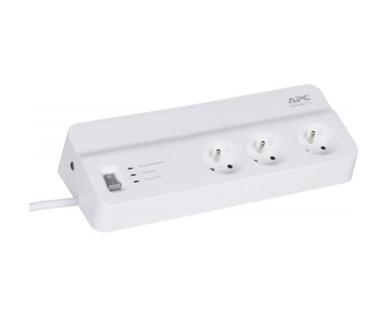 APC PM6-FR surge protector White 6 AC outlet(s) 230 V 2 m