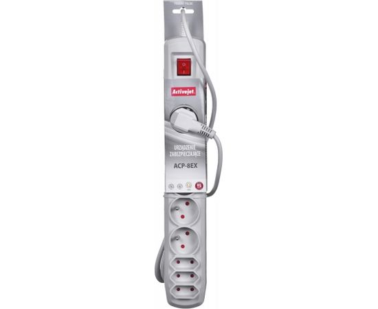 Activejet APN-8G/5M-GR power strip with cord