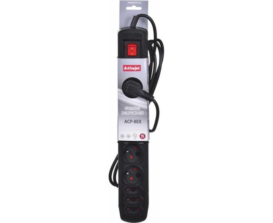 Activejet APN-8G/3M-BK power strip with cord