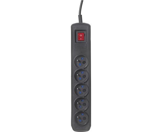 Activejet black power strip with cord ACJ COMBO 5G/3M/BEZP. AUTO/CZ