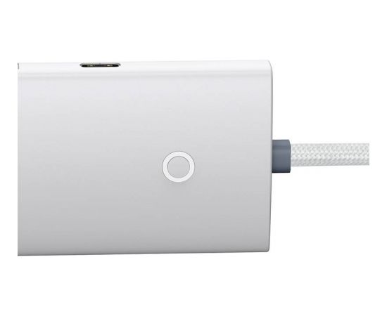 Baseus Lite Series Hub 4in1 USB-C to 4x USB 3.0 + USB-C, 2m (White) USB / Type-C Hub