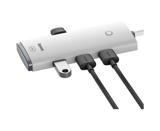 Baseus Lite Series Hub 4in1 USB-C to 4x USB 3.0 + USB-C, 2m (White) USB / Type-C Hub