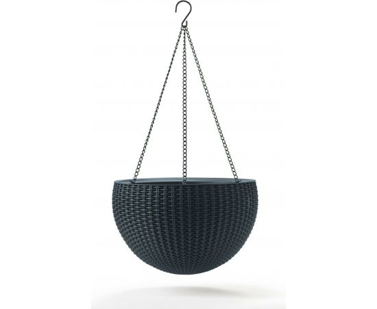 Keter Puķu pods karināms Hanging Sphere Planter pelēks