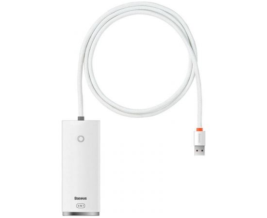 Baseus Lite Series Hub 4in1 USB to 4x USB 3.0, 1m (White)