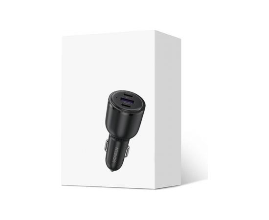 UGREEN CD239 car charger, USB, 2xUSB-C, PD, 69W (black)