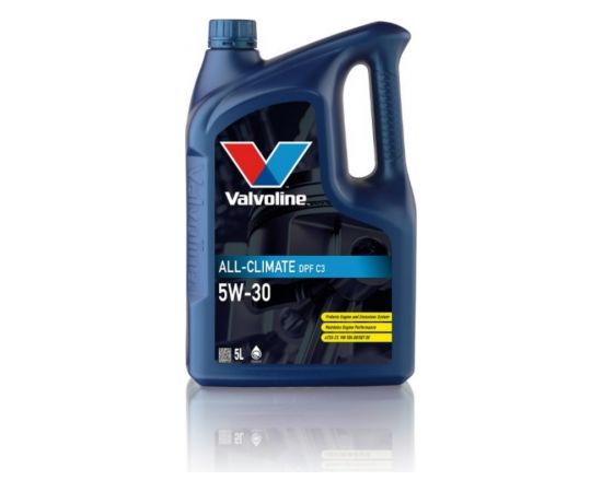 Motoreļļa ALL CLIMATE DPF C3 5W30 5L, Valvoline