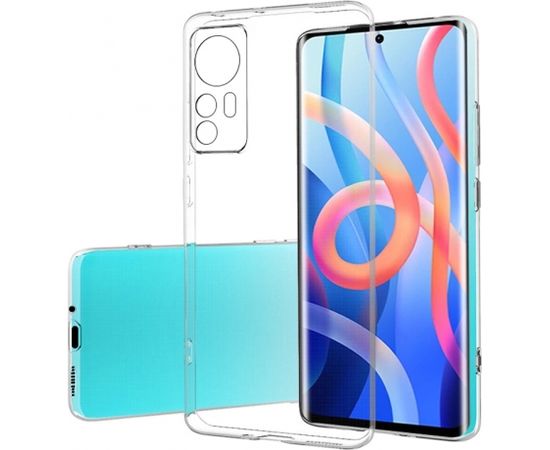 Fusion Ultra Back Case 1 mm izturīgs silikona aizsargapvalks Xiaomi 12 5G / 12X 5G caurspīdīgs