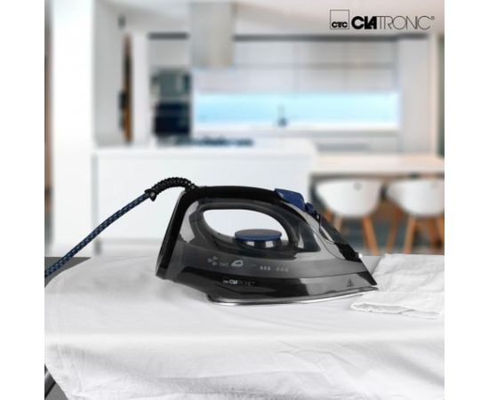 Clatronic DB 3703 iron Dry & Steam iron Stainless steel soleplate Black,Grey 1800 W