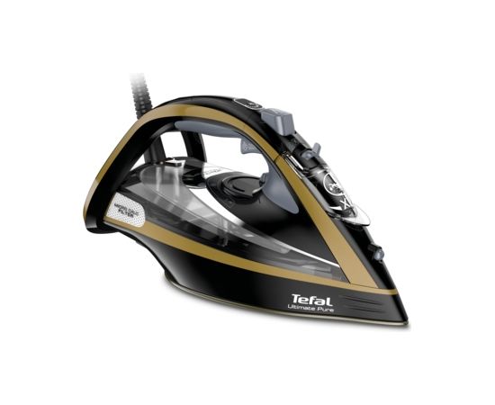 Tefal FV9865E0 iron Dry & Steam iron Durilium Autoclean soleplate 3000 W Black, Gold