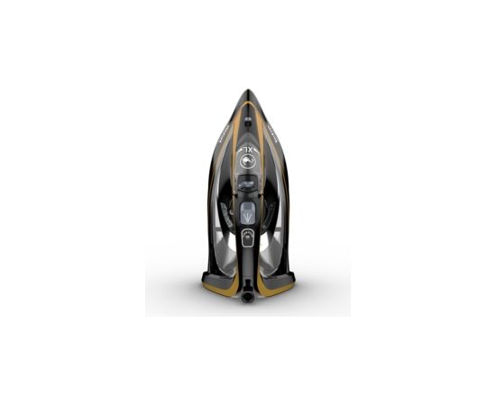 Tefal FV9865E0 iron Dry & Steam iron Durilium Autoclean soleplate 3000 W Black, Gold