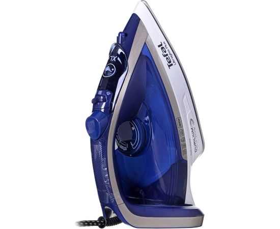 Tefal Ultimate Pure FV6812E0 iron Steam iron 2800 W Blue, Silver