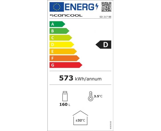 Display cooler Scandomestic SD217BE black