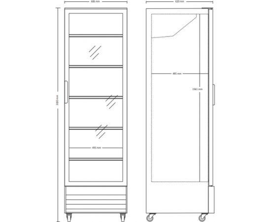 Display cooler Scandomestic SD426BE