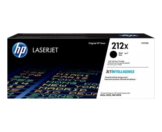 HP Hewlett-Packard 212X W2120X black