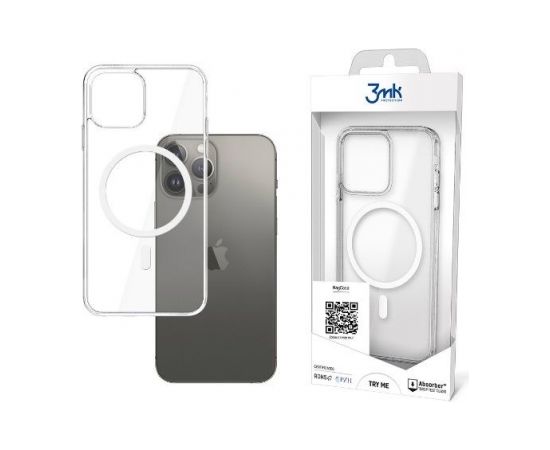 3MK  
       Apple  
       iPhone 13 Pro Max - 3mk Mag Case 
     Transparent