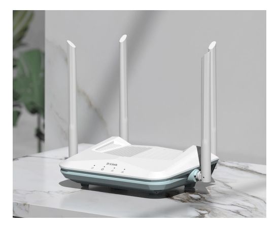 D-Link AX1500 R15 wireless router Gigabit Ethernet Dual-band (2.4 GHz / 5 GHz) White