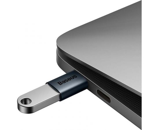 Baseus Ingenuity USB-C to USB-A adapter OTG (blue)