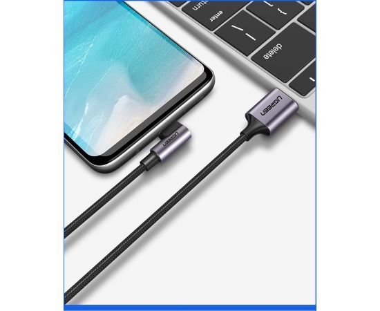 Ugreen USB - USB Type C cable 1m 3A gray (50941)