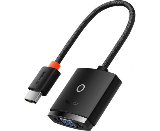 Baseus Lite Series HDMI to VGA adapter without audio (black)