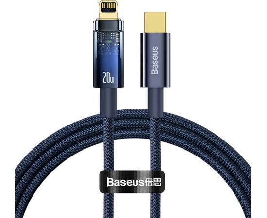 Baseus Explorer,USB-C to Lightning Cable, 20W, 1m (Blue)