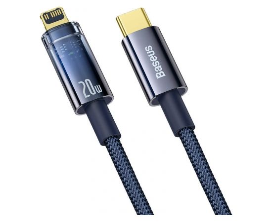 Baseus Explorer,USB-C to Lightning Cable, 20W, 1m (Blue)